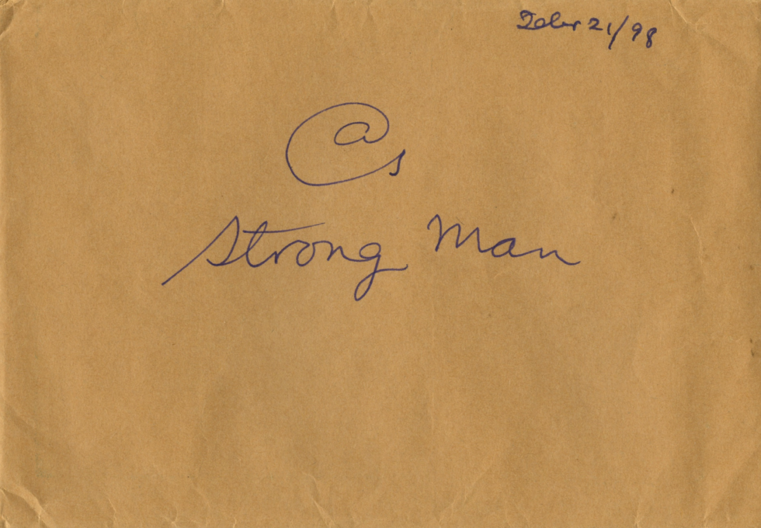 Strong man [Febr 21 ’98]